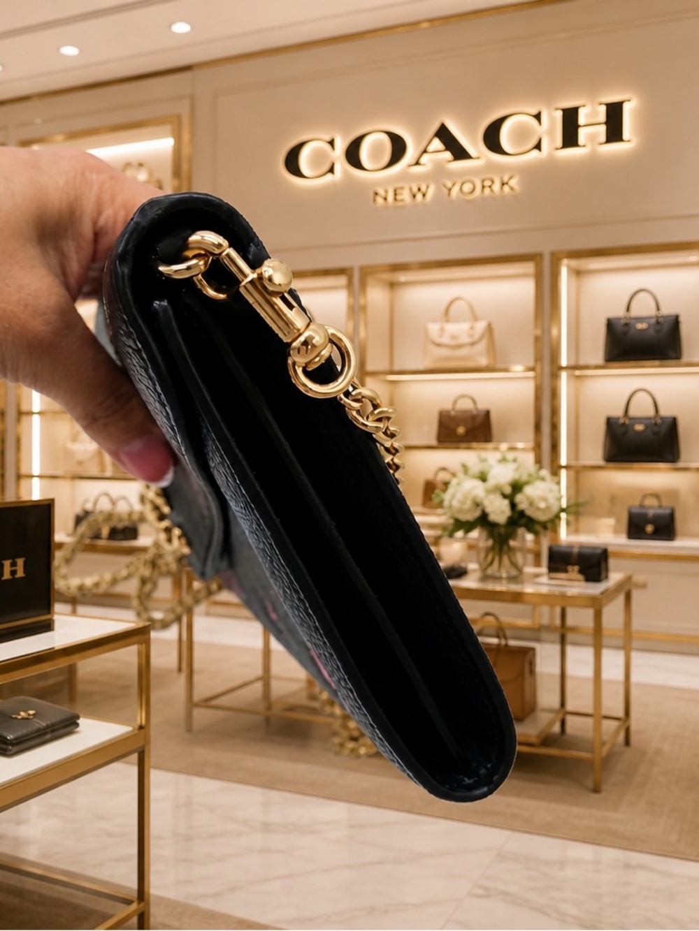 πNEW Coach Tammie Clutch Crossbody With Disco Star Print Convertible Bagπ - Picture 7 of 12